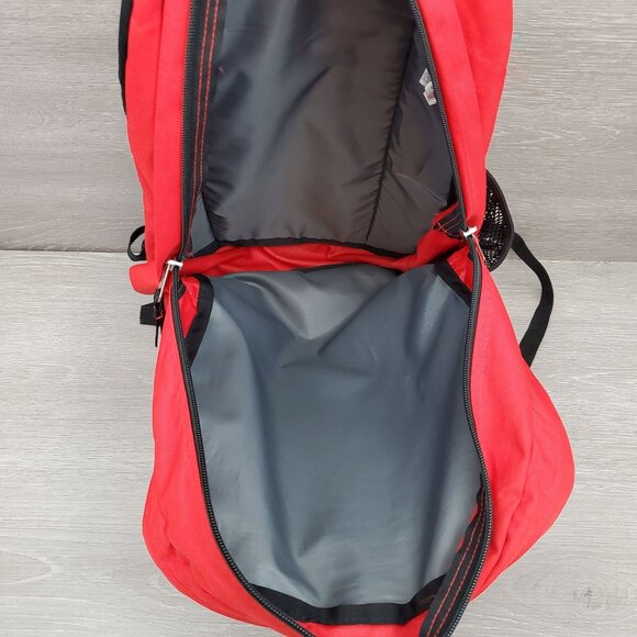 Jansport large red student backpack, bright red - Picture 7 of 13